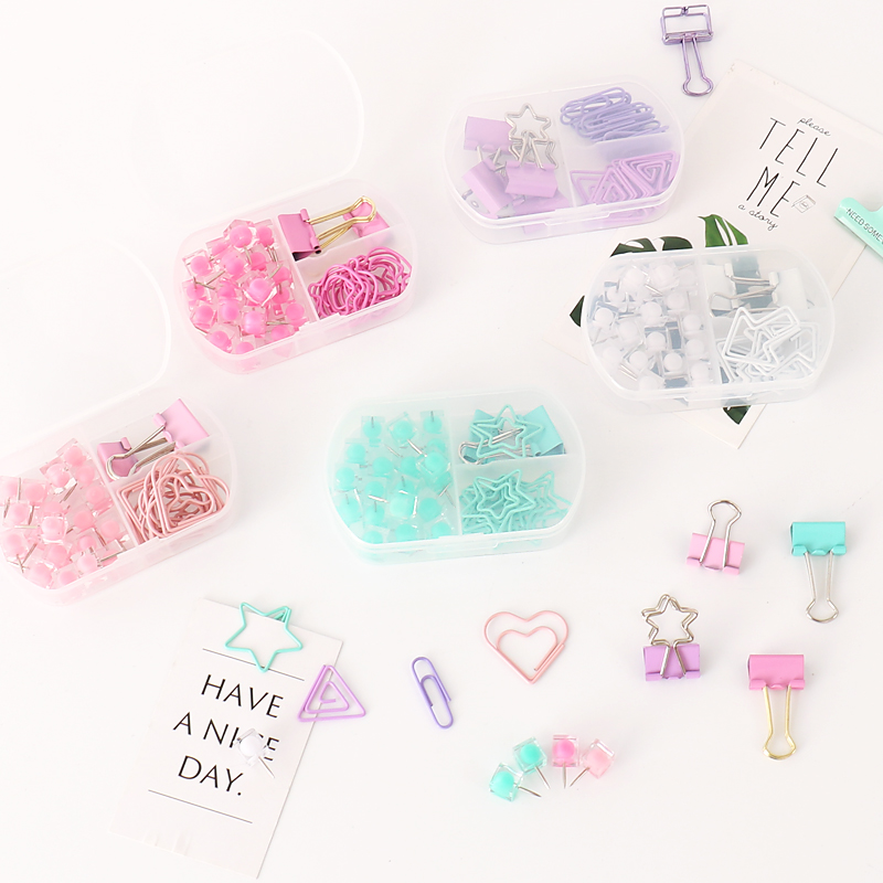Binder Clip Assorted - Tutú coloful-clips de carpeta, pasadores de