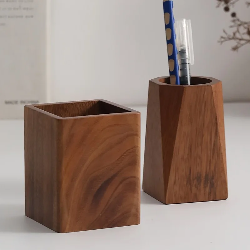 Portalápices de madera, un cil - Stationery Office Supply Store reseña y precio