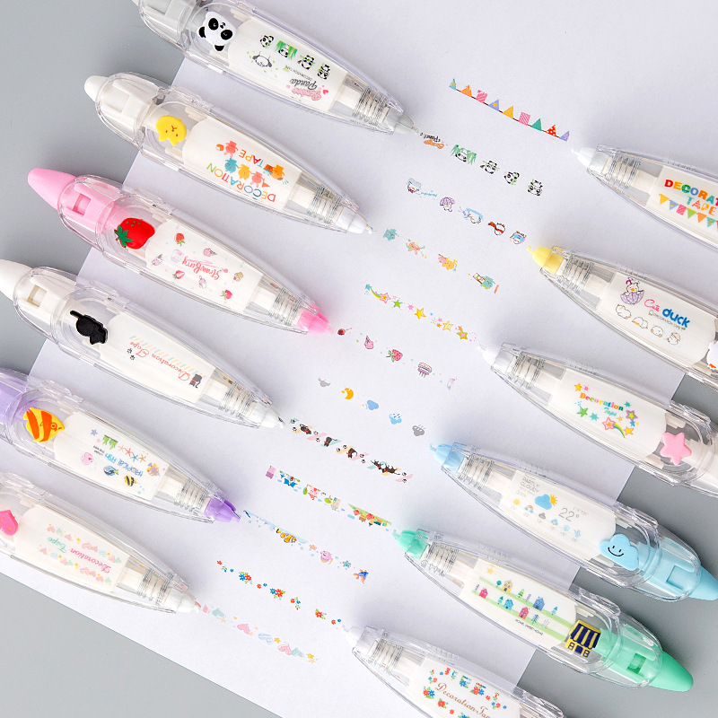 KawaiiDuck Panda cereza pez gl - Correction Tape Roller reseña y precio